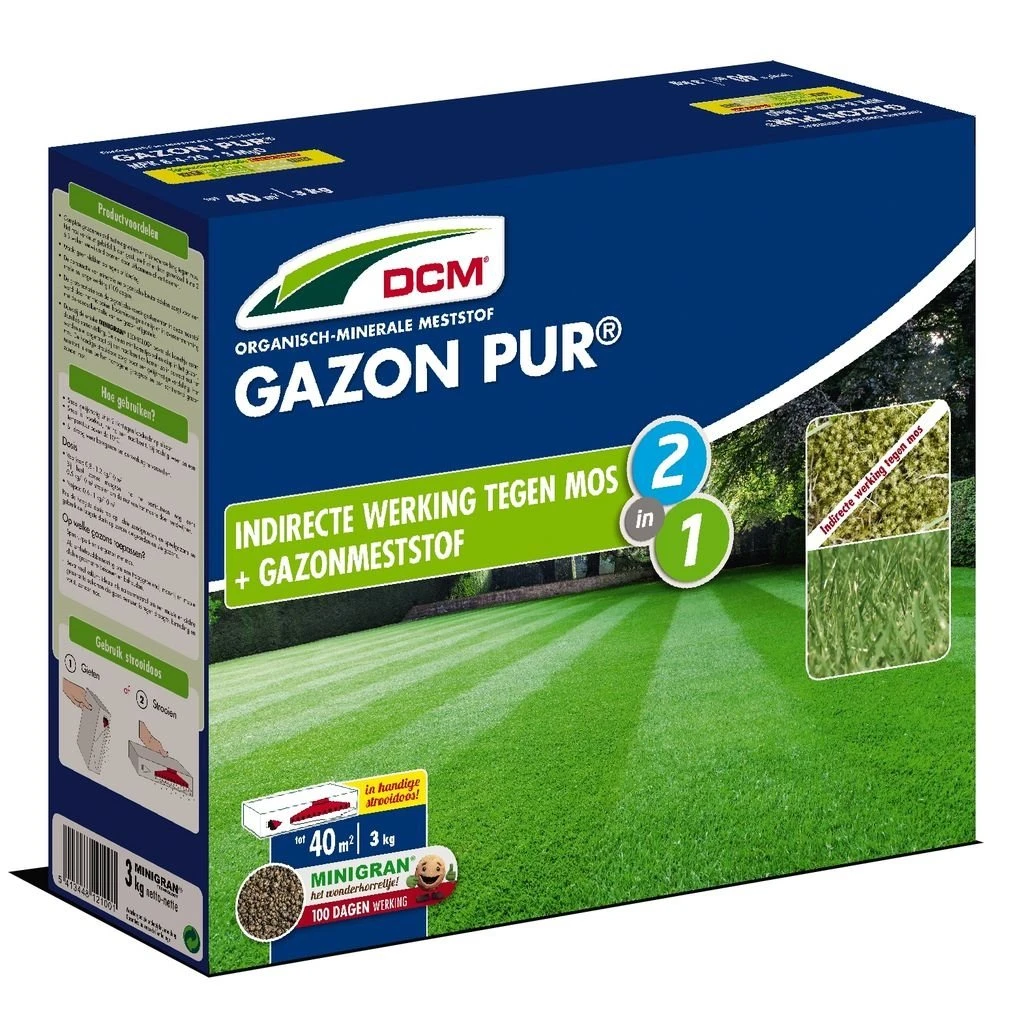DCM Meststof Gazon Pur (MG) (3kg) (SD) 1 DCM Meststof Gazon Pur (MG) (3kg) (SD)