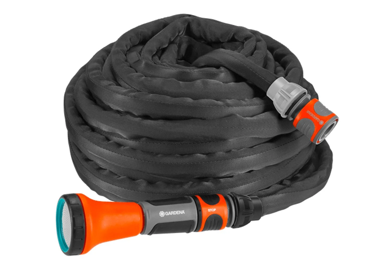GARDENA Textielslang Liano™ 15 M Met Broes 1 GARDENA Textielslang Liano™ 15 M Met Broes