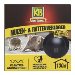 KB Muizenverjager En Rattenverjager Elektromagnetisch 130m²