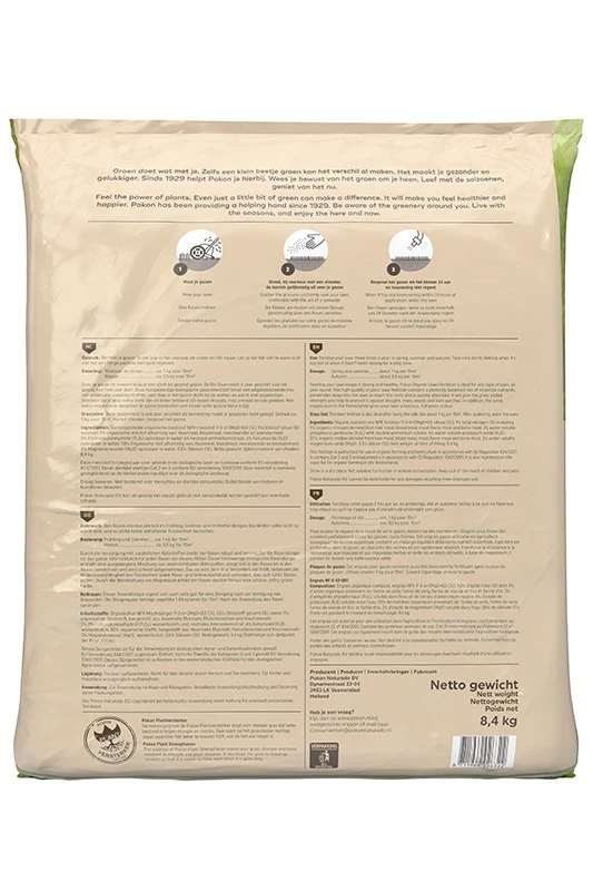Pokon Bio Gazonmest 8,4kg Voor 125m² 2 Pokon Bio Gazonmest 8,4kg Voor 125m² - Afbeelding 2