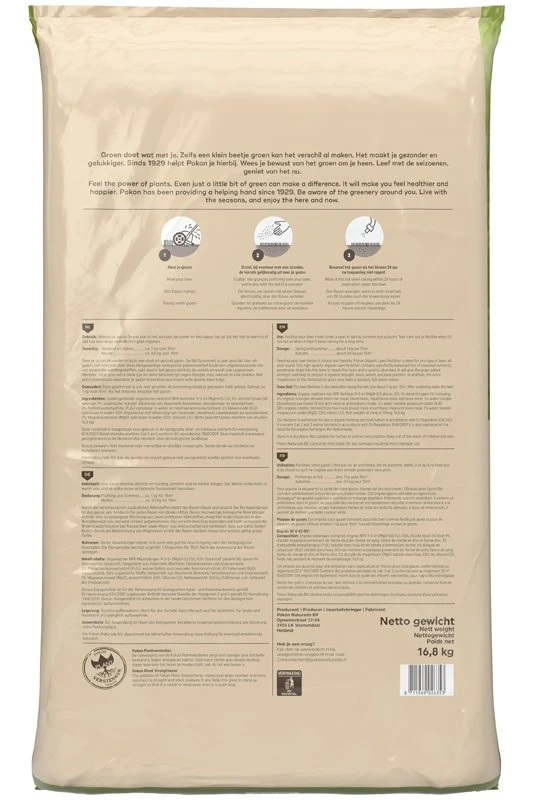 Pokon Bio Gazonmest 250m2 2 Pokon Bio Gazonmest 250m2 - Afbeelding 2